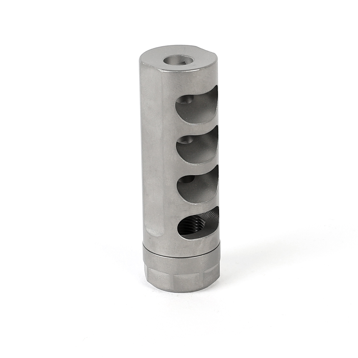 Signature Series QC-1 Quad Chamber Self Timing Titanium Muzzle